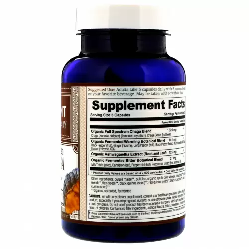 Ancient Apothecary, Чага ферментированная, 90 капсул