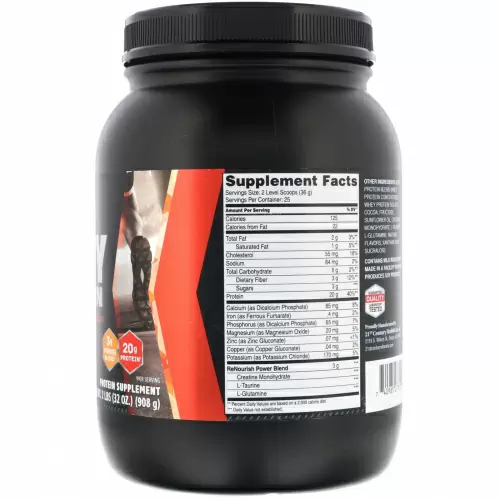 21st Century, "ReNourish спортивный", сывороточный белок с шоколадным вкусом, 32 унции (908 г)