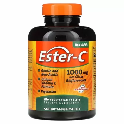 American Health, Ester-C с цитрусовыми биофлавоноидами, 500 мг, 225 вегетарианских таблеток