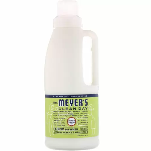 Mrs. Meyers Clean Day, Смягчитель для тканей, аромат вербены лимонной, 32 жидкие унции (946 мл)