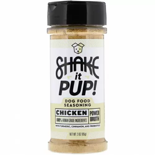 Shake it Pup, Приправа к корму для собак, Энергетический куриный бульон, 3 унц. (85 г)
