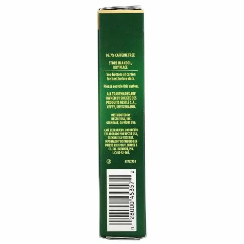 Nescafé, Tasters Choice, Decaf House Blend, кофе без кофеина, средне-слабая обжарка, 5 пакетиков по 3 г (0,1 унции)