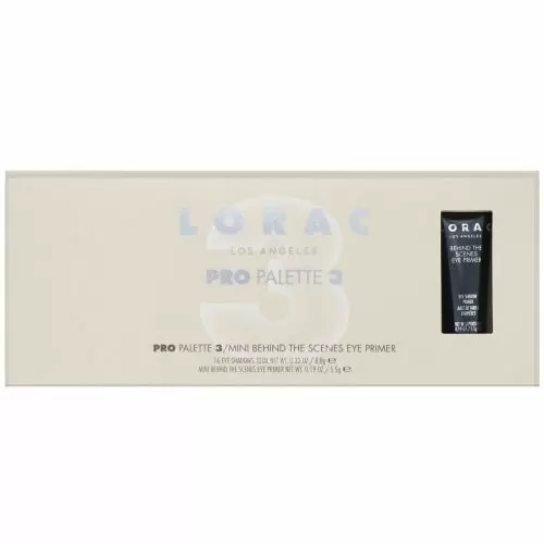 Lorac, Палитра теней для век Pro Palette 3 с основой под тени Mini Behind The Scenes, 14,3 г