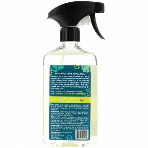 Aunt Fannie's, Cleaning Vinegar, Fresh Lime Mint, 16.9 fl oz (500 ml)