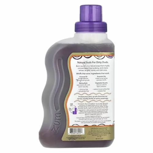 Indigo Wild, Zum Clean, ароматерапевтическое мыло для стирки, ладан и пачули, 32 жид. Унции