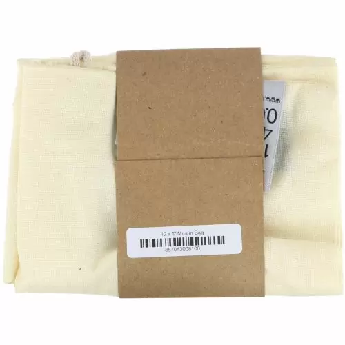 Wowe, Certified Organic Cotton Muslin Bag, 1 Bag, 12 in x17 in