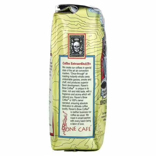 Raven's Brew Coffee, Deadman's Reach Coffee, цельные зерна, темная обжарка, 340 г (12 унций)