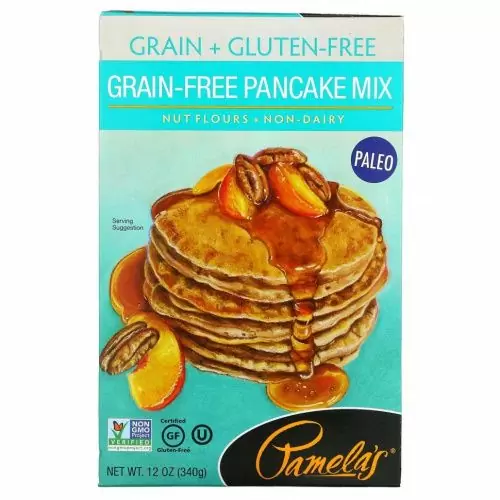 Pamela's Products, Смесь для блинов без злаков, 340 г (12 унций)
