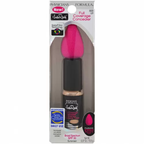 Physicians Formula, Консилер для полного покрытия, широкий спектр SPF 30, легкий, 0,37 унций (10,5 г)