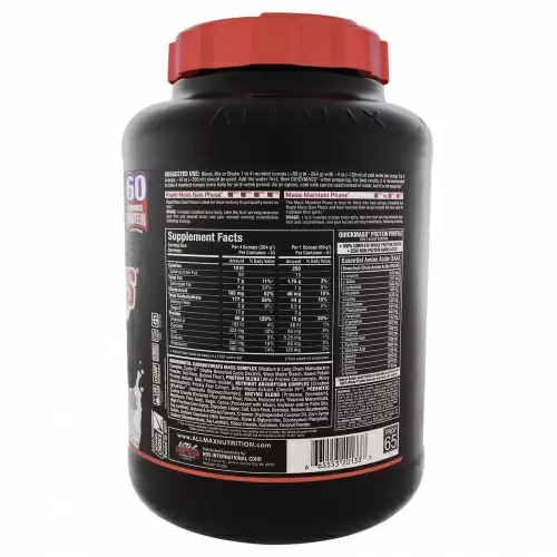 ALLMAX Nutrition, QuickMass, Weight Gainer, Rapid Mass Gain Catalyst, Cookies & Cream, 6 lbs (2.72 kg)