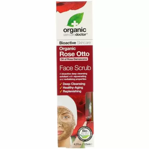 Organic Doctor, Органический скраб с болгарским розовым маслом , 4,2 ж. унц.(125 мл)