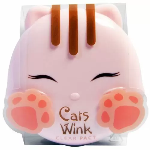 Tony Moly, Cat's Wink, Матирующая компактная пудра, №2 Бежевый оттенок, 0,38 унции (11г)