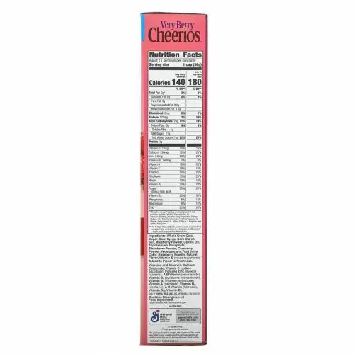 General Mills, Cheerios с ягодами, без глютена, 411 г (14,5 унции)