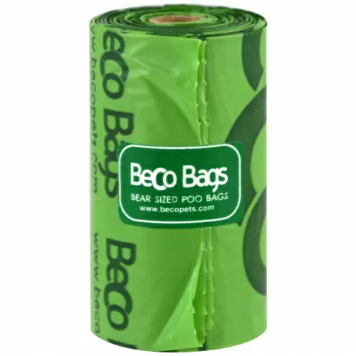 Beco Pets, Экологически безопасные пакеты для уборки за собакой, 60 биоразлагаемых пакетов, 4 рулона