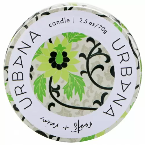 European Soaps, Urbana, соевая свеча, корни + дождь, 2,5 унц. (70 г)