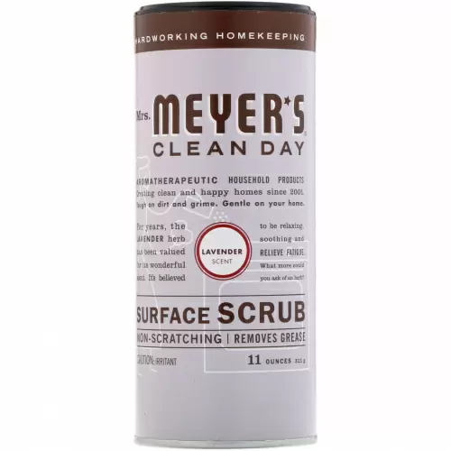 Mrs. Meyers Clean Day, Скраб для поверхностей, лавандовый аромат, 11 унций (311 г)