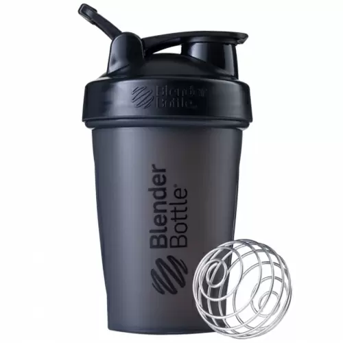 Blender Bottle, BlenderBottle, классическая с петлей, черная, 20 унций (600 мл)