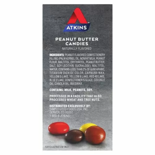Atkins, Treat, Endulge, Meal Bar, конфеты с арахисовой пастой, 5 батончиков, по 28 г (1 унция)