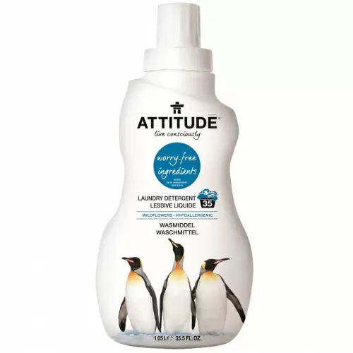 ATTITUDE, Средство для стирки, полевые цветы, 35,5 жидкой унции (1.05 l)