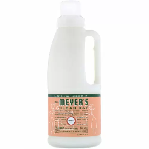 Mrs. Meyers Clean Day, Кондиционер для белья, с запахом герани, 32 жидких унций (946 мл)