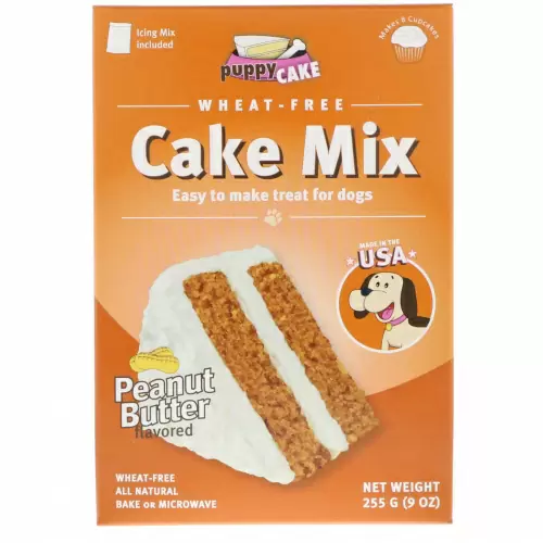 Puppy Cake, Лакомство для собак, без пшеницы, со вкусом арахисового масла, 9 унций (255 г)