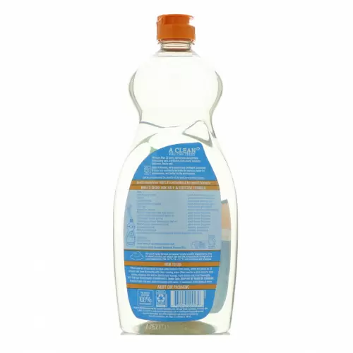 Seventh Generation, Натуральное средство для мытья посуды и рук, абсолютная чистота, свежий лимон и чайное дерево, 22 ж. унц.(650 мл)