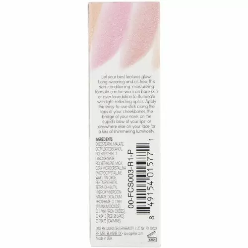 Laura Geller, Easy Illuminating, стик, придающий сияние, оттенок «Эфирный», 4,95 г (0,17 унции)