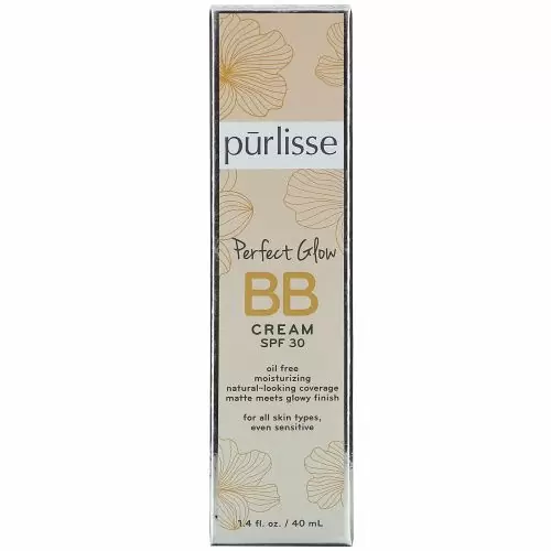 Purlisse, Perfect Glow, BB Cream, SPF 30, Medium, 1.4 fl oz (40 ml)