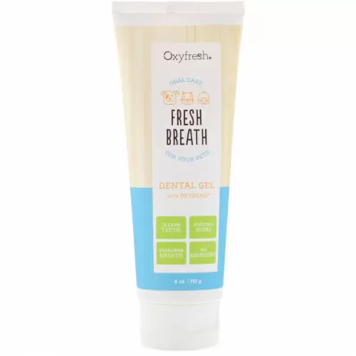 Oxyfresh, Свежее дыхание, Гель для чистки зубов с кислородом для домашних животных, 4 унц. (113 г)