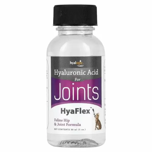 Hyalogic, HyaFlex для кошек, гиалуроновая кислота для орального применения, оригинальная, 1 унция (30 мл)