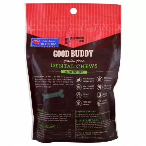Castor & Pollux, Good Buddy, игрушки для здоровья зубов, мини косточки, для собак, 28 косточек