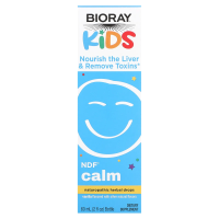Bioray Inc., NDF "Успокоение", заботится о печени и выводит токсины, для детей, ванильный вкус, 2 жид.унции(60 мл)