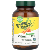 MegaFood, Витамин D3 1000 МЕ, 60 таблеток