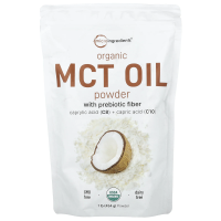 Micro Ingredients, Порошок из органического масла MCT с пребиотической клетчаткой, 454 г (1 фунт)