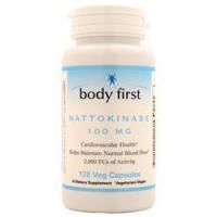Body First, Наттокиназа (100 мг) 120 вегетарианских капсул
