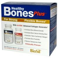 BioSil by Natural Factors, BioSil, Healthy Bones Plus, Здоровые кости, Программа из двух этапов