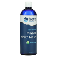 Trace Minerals Research, ConcenTrace, Минеральный ополаскиватель для полости рта, Мята, 16 жидких унций (473 мл)
