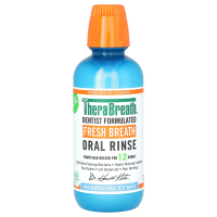TheraBreath, Полоскание для рта для свежего дыхания, с освежающим ледяным вкусом мяты, 16 жидких унций (473 мл)