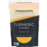 Terrasoul Superfoods, Порошок куркумы, 454 г