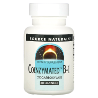 Source Naturals, Коэнзимированный витамин  B-1, 60 таблеток
