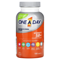 One-A-Day, Для женщин 50+, мультивитамины, польза для здоровья, 100 таблеток