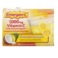 Emergen-C, Vitamin C, Coconut-Pineapple, 1,000 mg, 30 Packets, 0.32 oz (9.0 g) Each