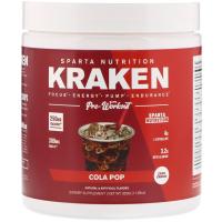 Sparta Nutrition, Предтренировочный стимулятор Kraken, вкус колы, 11,29 унц. (320 г)