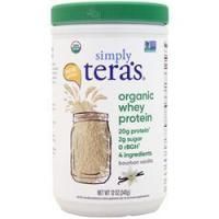 Tera's Whey, Органический сывороточный протеин Бурбон Ваниль 12 унций