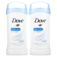 Dove, Твердый дезодорант, не оставляющий следов, «Оригинальная чистота», 2 шт. по 74 г