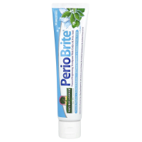 Nature's Answer, PerioBrite, натуральная отбеливающая зубная паста с коэнзимом Q10 и фолиевой кислотой, освежающая мята, 4 жидких унции (113,4 г)