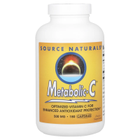 Source Naturals, Метаболический витамин C, 500 мг, 180 капул