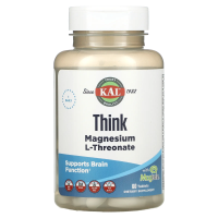 KAL, магний L-треонат для улучшения работы мозга, 2000 мг, 60 таблеток
