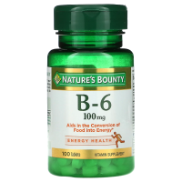 Nature's Bounty, Витамин B-6, 100 мг, 100 таблеток