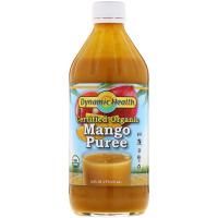 Dynamic Health  Laboratories, Certified Organic Mango Puree, 16 fl oz (473 ml)